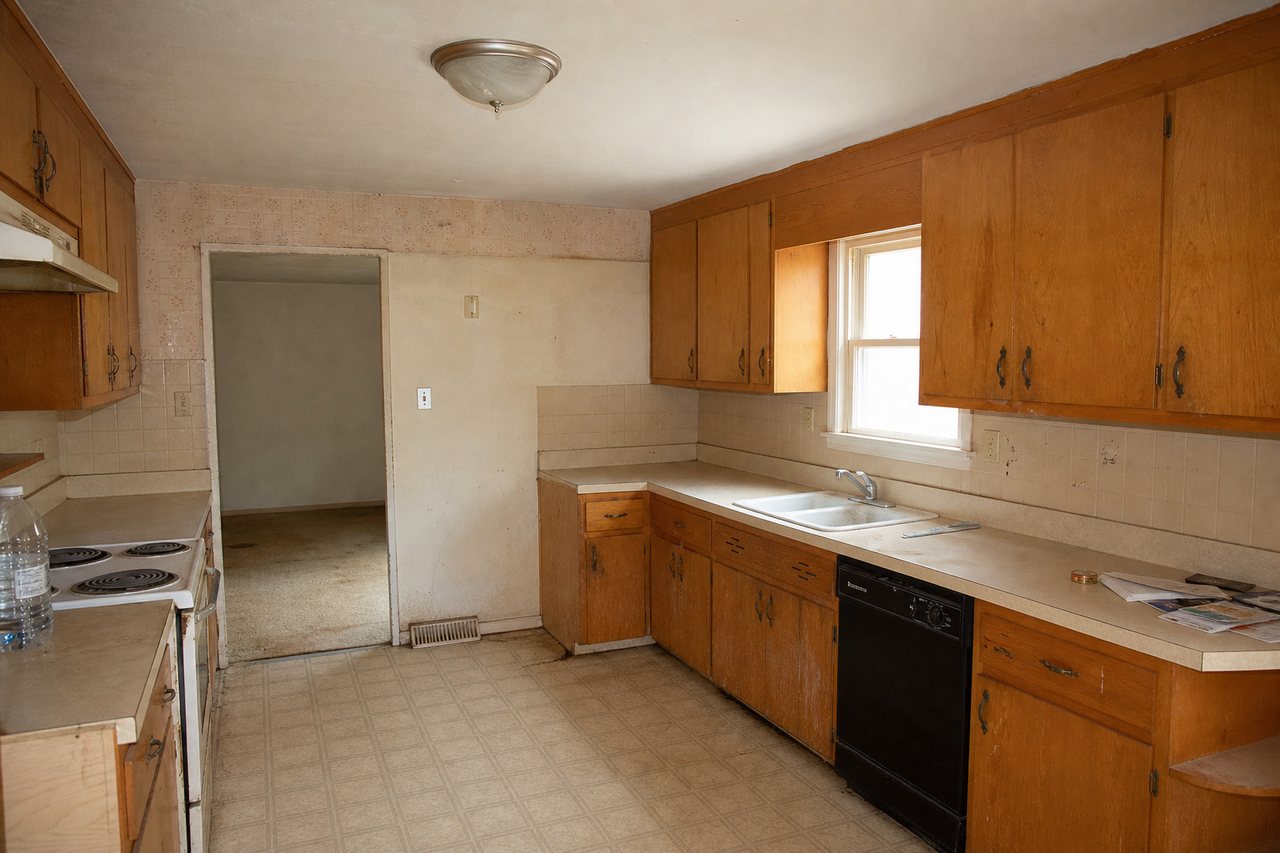 Kitchen before remodel